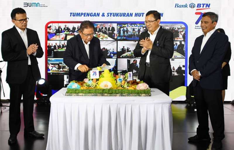 73 Tahun HUT BTN Telah Salurkan Kredit Sekitar  Rp775 Triliun Yang Dimanfaatkan Oleh Hampir 6 juta Masyarakat Indonesia