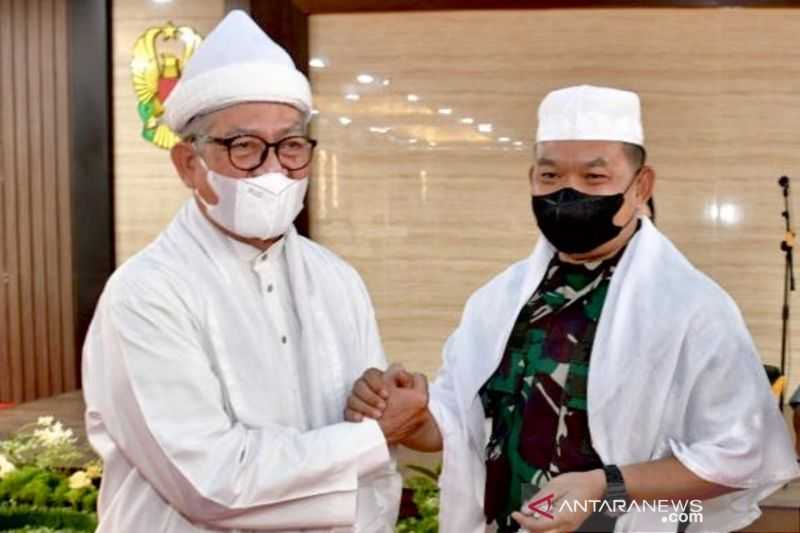 Ada Apa Tiba-tiba Jenderal Bintang Empat Ini Temui Ulama Besar Sumatera Utara