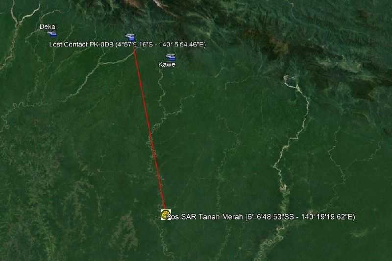 Ajaib, Kru dan Penumpang Helikopter Airfast Ditemukan Selamat di Kali Silet, Kabupaten Boven Digul