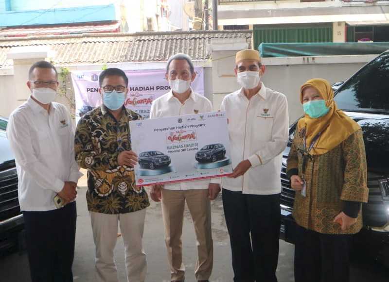 Bank DKI Berikan Hadiah Program JakOne Vaganza 2021