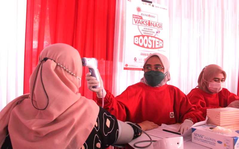 Bank DKI Berikan Vaksinasi Booster