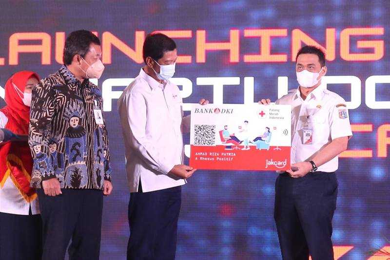 Bank DKI Dan PMI Luncurkan Kartu Donor Darah Berbasis JakCard