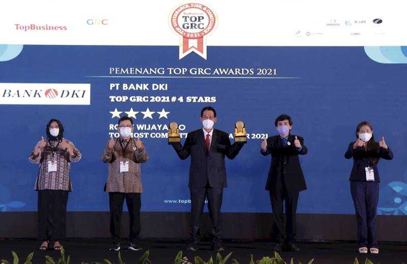 BANK DKI RAIH PENGHARGAAN TOP GRC #4 STARS