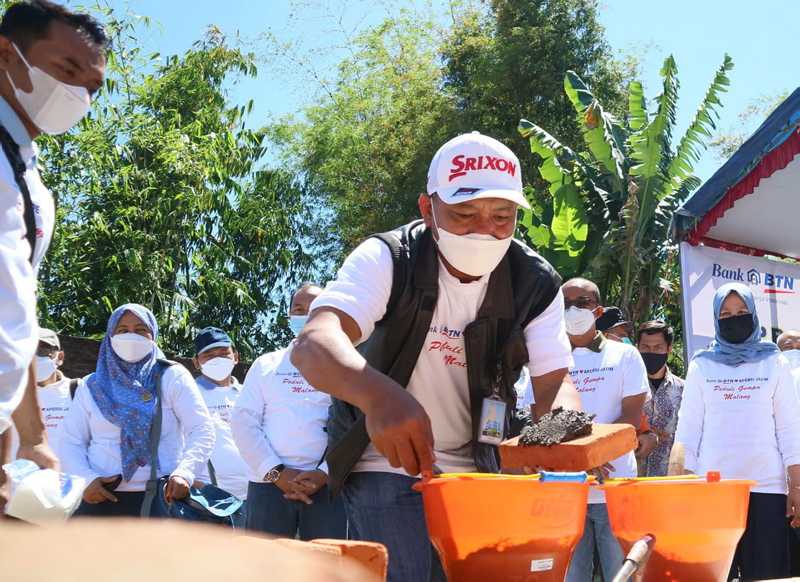 BANTUAN BTN UNTUK RENOVASI RUMAH KORBAN GEMPA