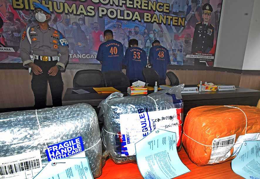 Barang Bukti Penyelundupan Narkotika