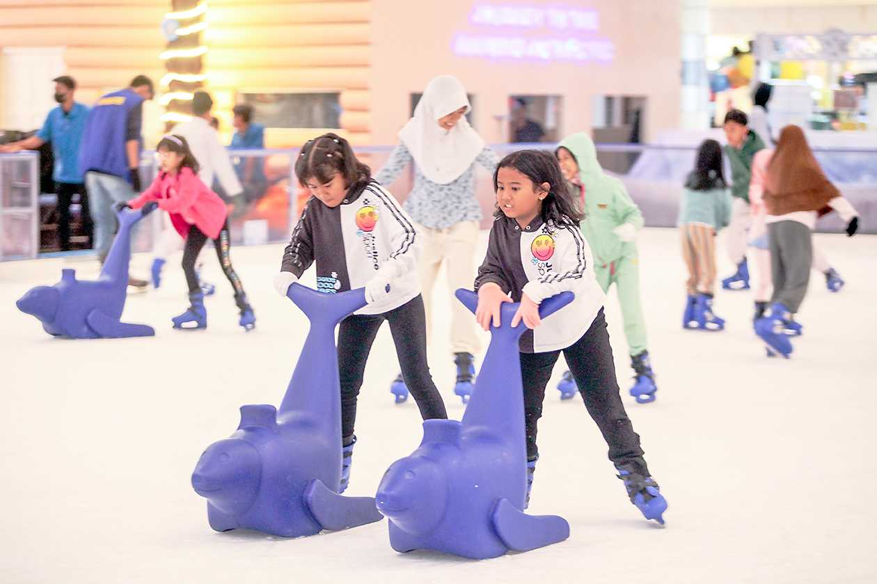 Bermain Ice Skating