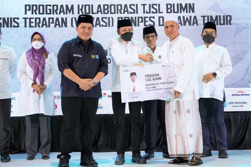 Bersama 31 BUMN, SIG Menyelenggarakan Pelatihan Bisnis Terapan 26 Pondok Pesantren di Jawa Timur