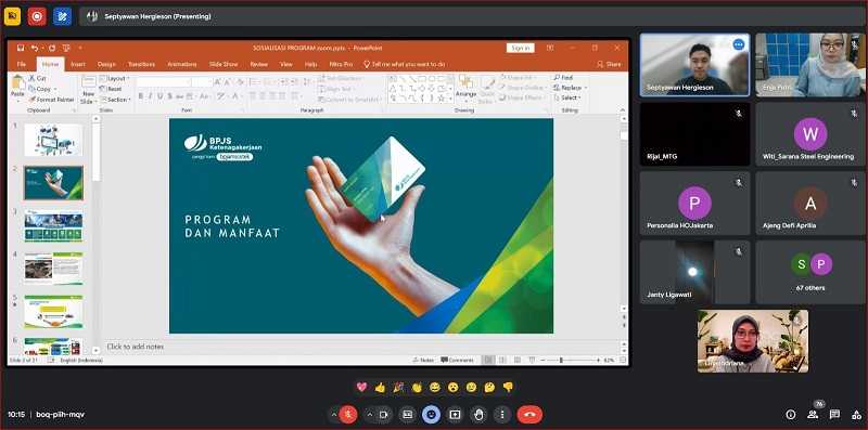 BPJS Ketenagakerjaan Pulo Gebang Sosialisasikan Manfaat Program dan Aplikasi JMO pada Pekerja