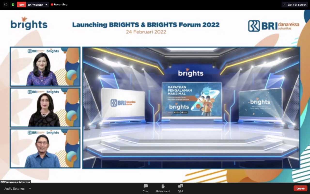BRI Danareksa Sekuritas Luncurkan New Online Trading System "BRIGHTS"