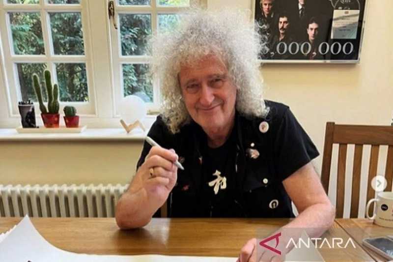 Brian May "Queen" Terkena Stroke Ringan Berimbas pada Lengan
