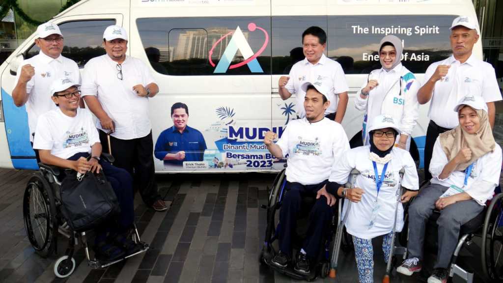 BSI Berangkatkan 619 Peserta Mudik Bareng BUMN, Ada Bus Khusus Disabilitas