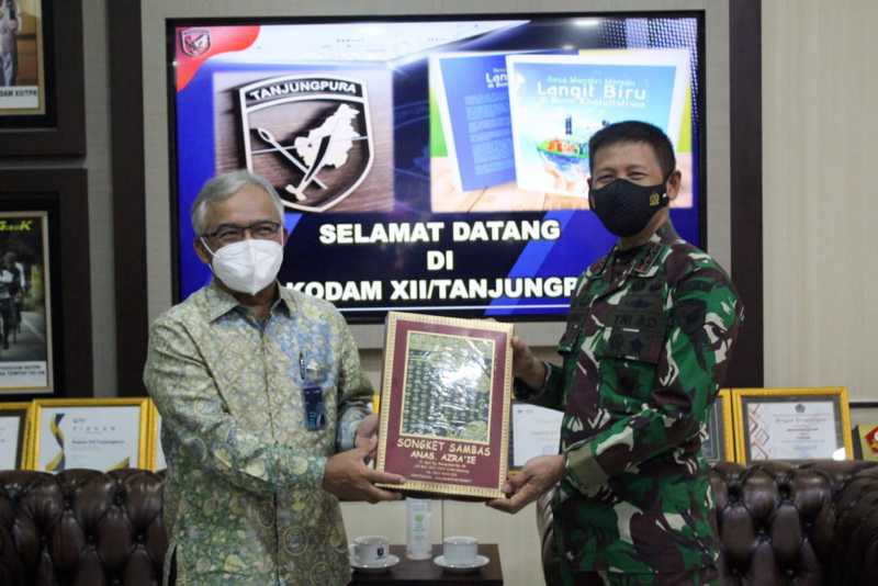 BTN Audiensi ke Pangdam Tanjungpura