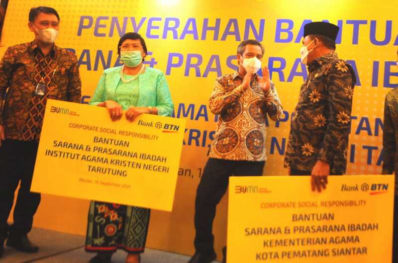 BTN Berikan Bantuan Sarana dan Prasarana Ibadah