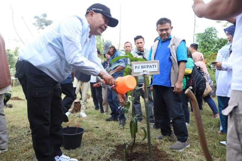 Cegah Banjir, Pemkab Garut Tanam Lima Ribu Pohon Pulihkan Lahan Kritis