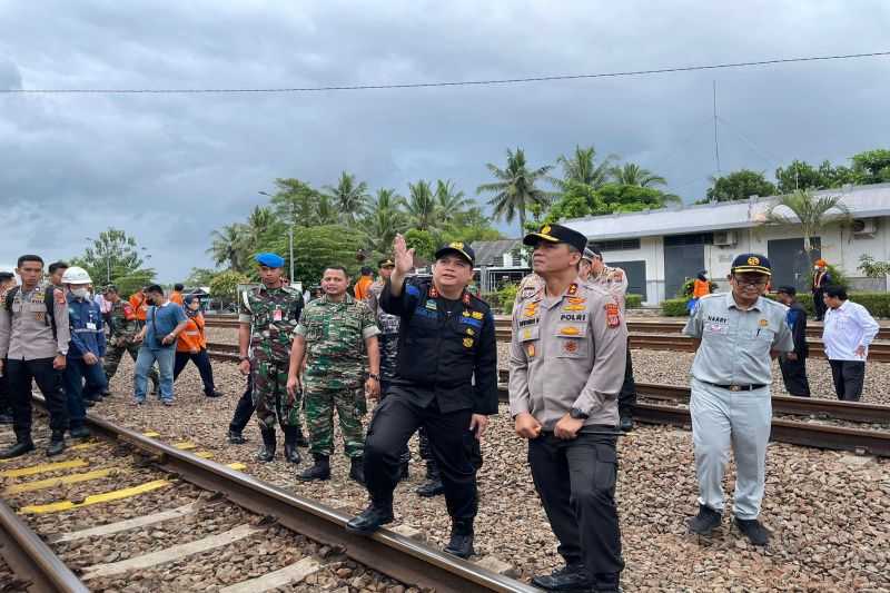 Cegah Kecelakaan, Polda DIY dan PT KAI Daop 6 Cek Jalur Kereta Stasiun Tugu-Wates