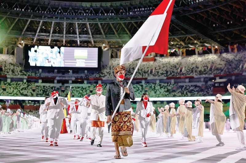 DEFILE KONTINGEN INDONESIA