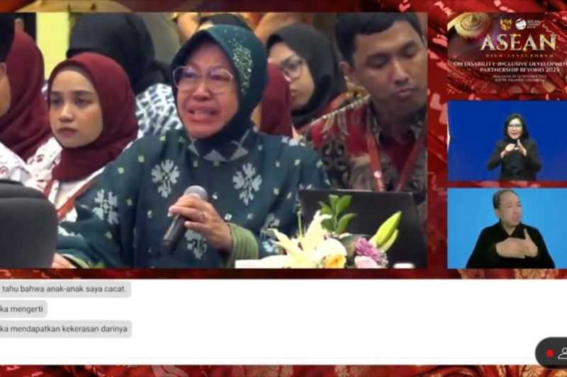 Di Forum Tingkat Tinggi Asean, Mensos Risma Terharu Ungkap Anak Disabilitas Rentan Korban Kekerasan