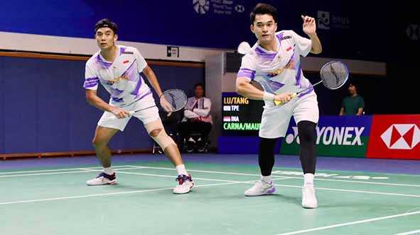 Dua Ganda Putra Indonesia ke 16 Besar