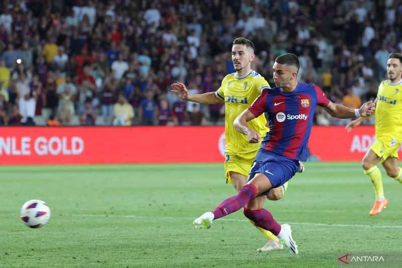 Dua Gol Penghujung Laga Amankan Kemenangan Barca Atas Cadiz