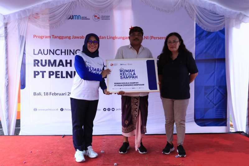 Dukung Pembangunan Berkelanjutan, PELNI Hadirkan Rumah Kelola Sampah di Denpasar Bali