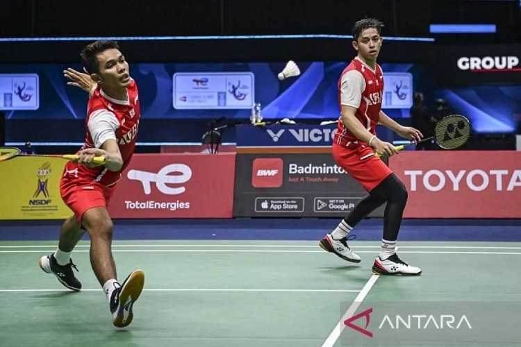 Fajar/Rian Gandakan Keunggulan Indonesia Atas Inggris Pada Fase Grup Piala Thomas