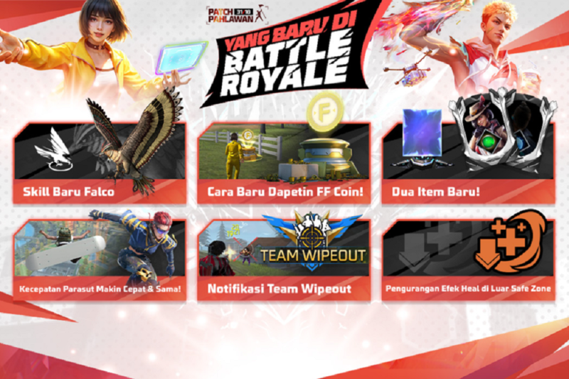 Free Fire Hadirkan "Patch" Spesial untuk Sambut Hari Pahlawan