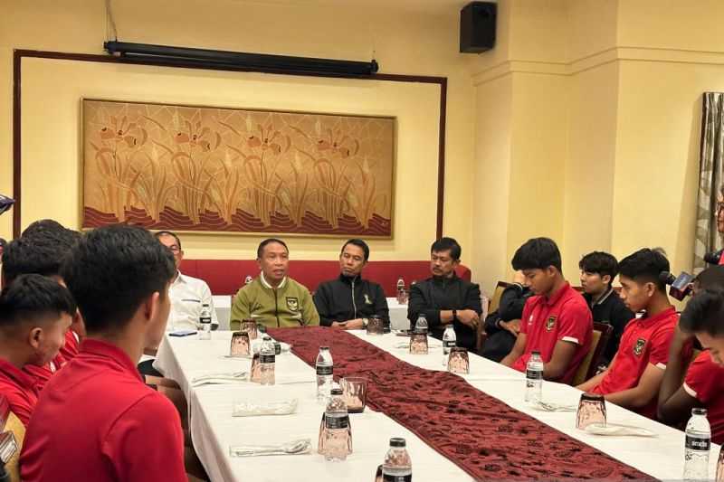 Gagal Jadi Tuan Rumah PD U-20, Waketum PSSI Zainudin Amali Temui Pemain Timnas U-20