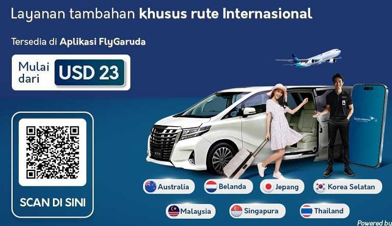 Garuda Indonesia Gandeng SmartRyde Hadirkan Layanan Antar Jemput