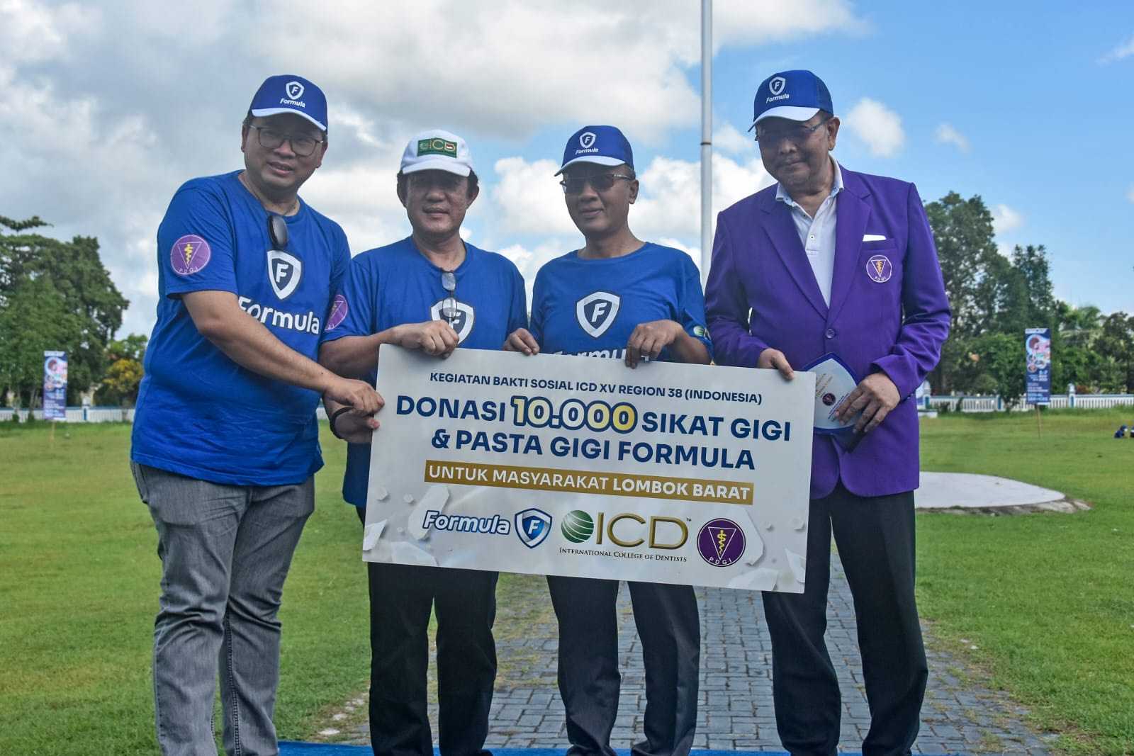 ICD Ganteng Formula Gelar Aksi Peduli Kesehatan Gigi di Lombok