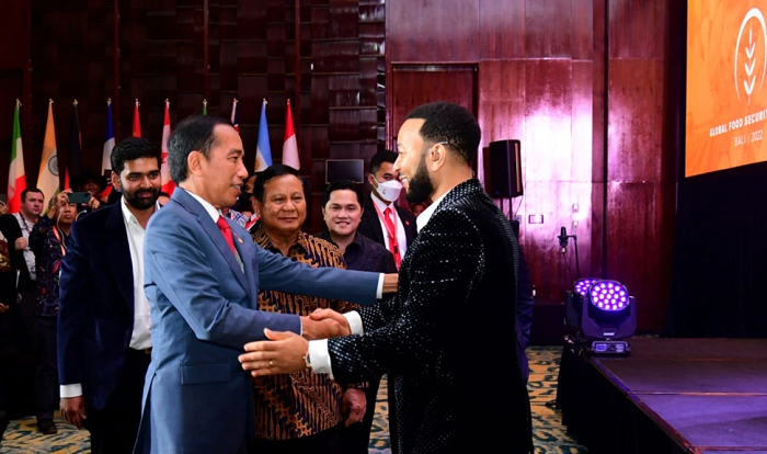 Ikut Meriahkan Pemberian Anugerah Global Citizen Award pada Presiden Joko Widodo