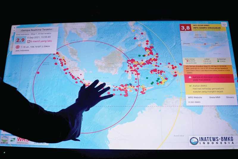 INFO GEMPA DAN TSUNAMI DI TEMPAT WISATA