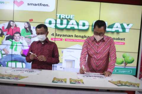 inovasi layanan internet True Quadplay