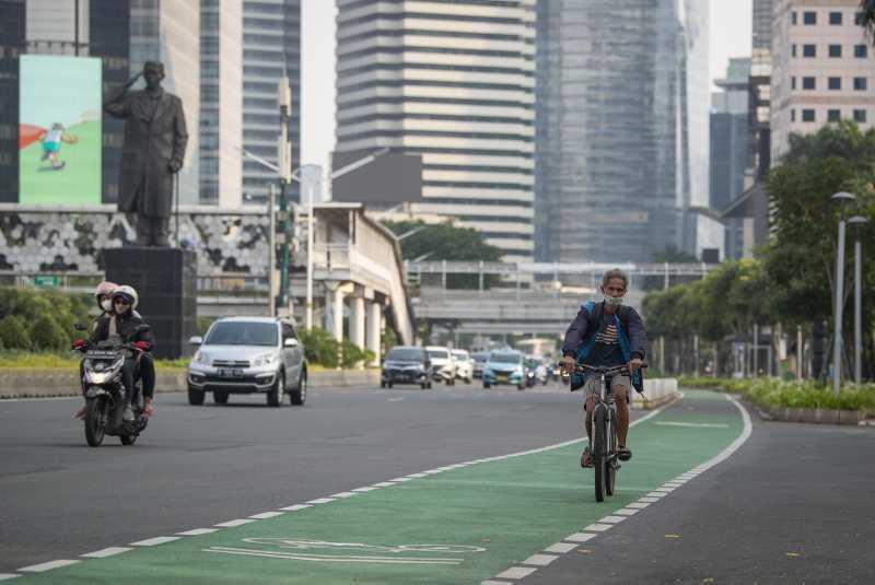 Izinkan Pekerja dengan Sepeda