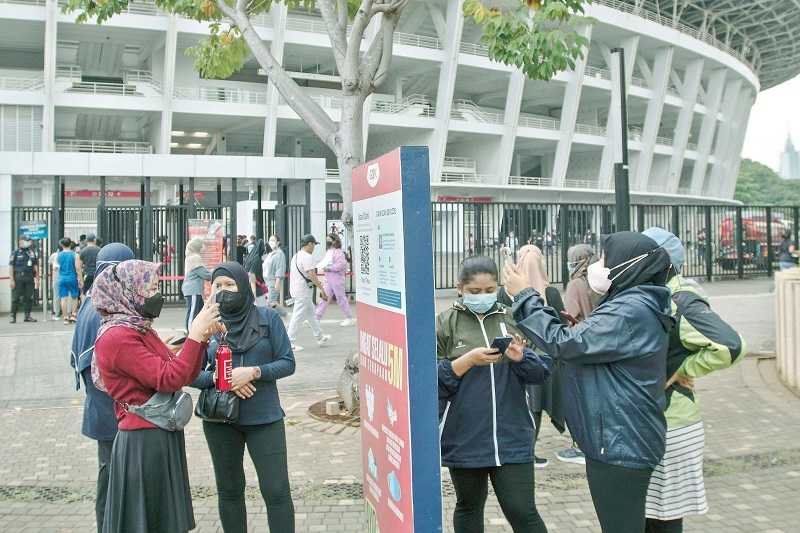 KAWASAN SUGBK RAMAI PENGUNJUNG