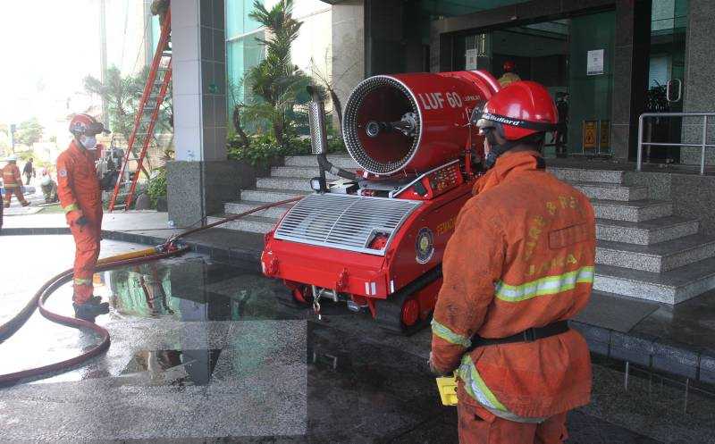Kebakaran Gedung Cyber
