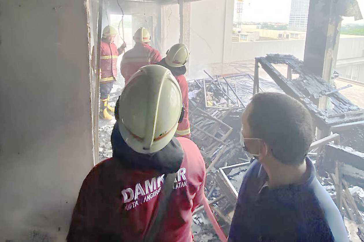 Kebakaran Hotel Diduga karena Puntung Rokok yang Dibuang Sembarangan