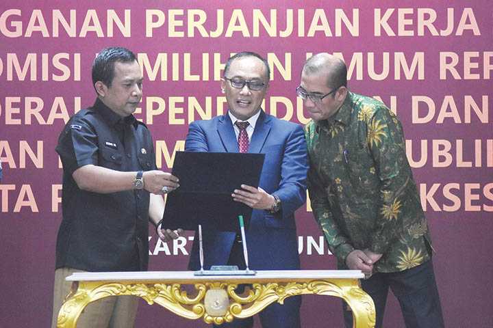Kerja Sama KPU dan Dirjen Dukcapil