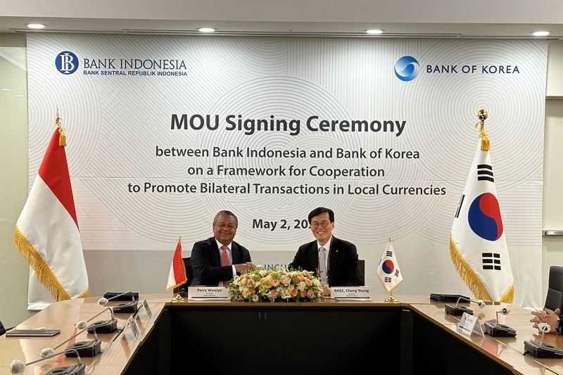 Kurangi Kebergantungan terhadap Dollar AS, BI-Bank of Korea Kerja Sama Penggunaan Mata Uang Lokal