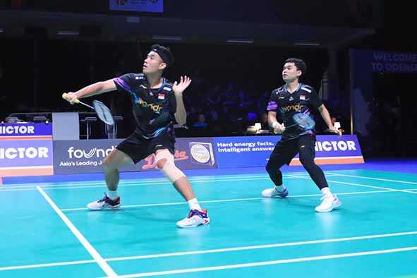 Laga Berat Leo/Bagas di Babak Kedua