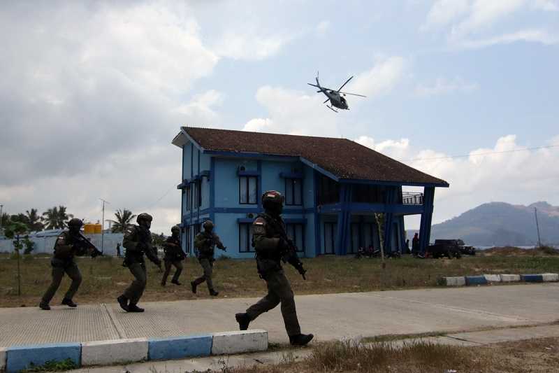 Latihan Bersama Marinir RI dan AS