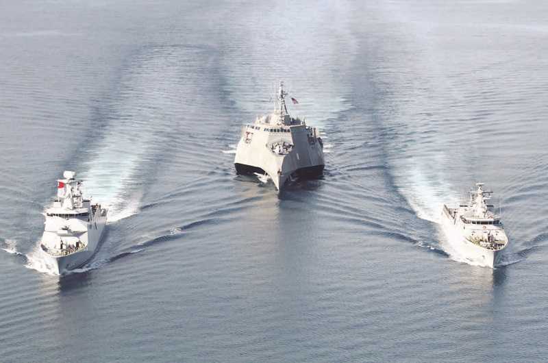 LATIHAN BERSAMA TNI AL DENGAN US NAVY I KRI