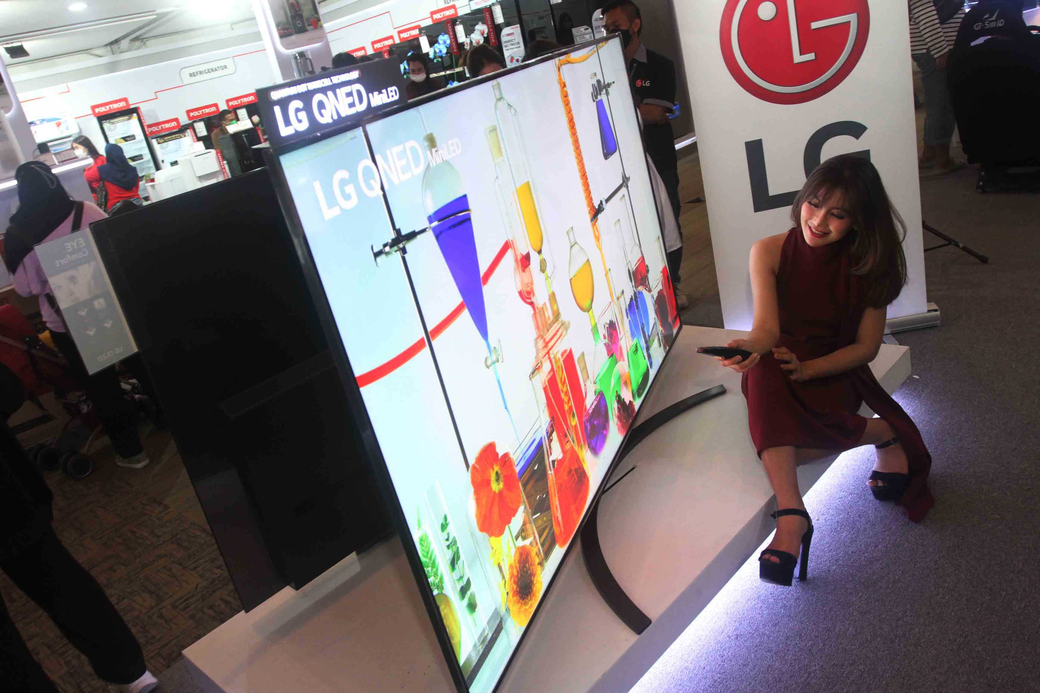 LG Qned mini led terbesar meluncur di Jakarta Fair 2022