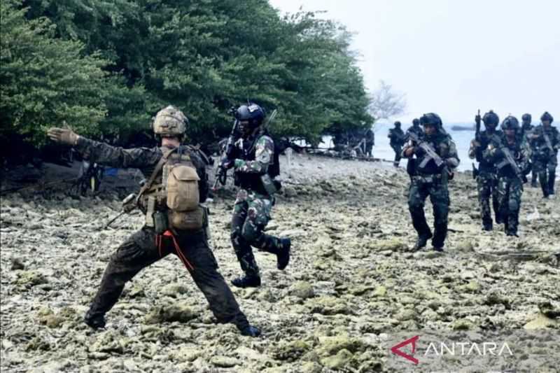 Marinir RI dan AS Tuntaskan Latihan Pengintaian dan Infiltrasi dalam Latma Reconex 2024