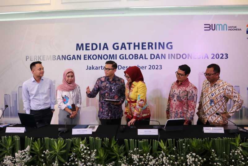 Media Gathering Perkembangan Ekonomi Global dan Indonesia 2023
