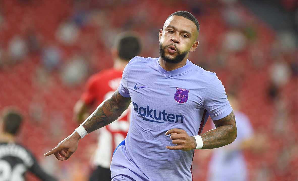 Memphis Depay Selamatkan Barca