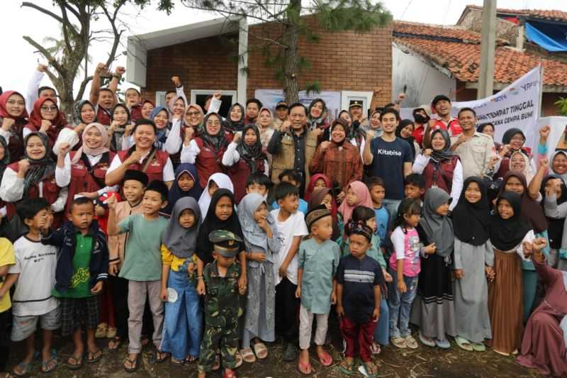 Mensos Risma Desain Rumah Antigempa untuk Para Pilar Sosial di Cianjur