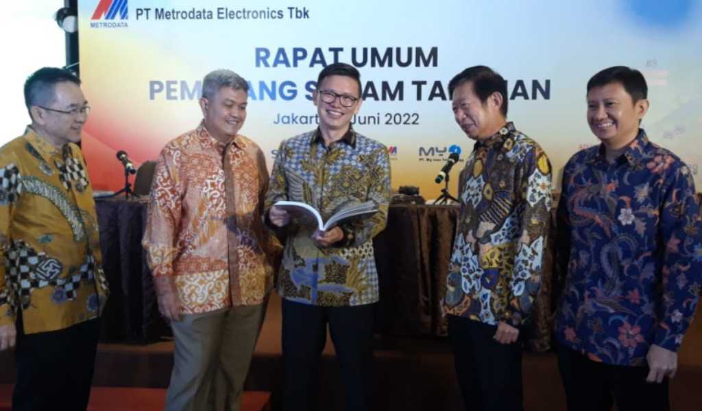 metrodata electronics bagikan deviden