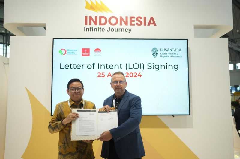 Otorita IKN Terima LoI dari SGC Holding Group dan TechnoGIS di Ajang Hannover Messe