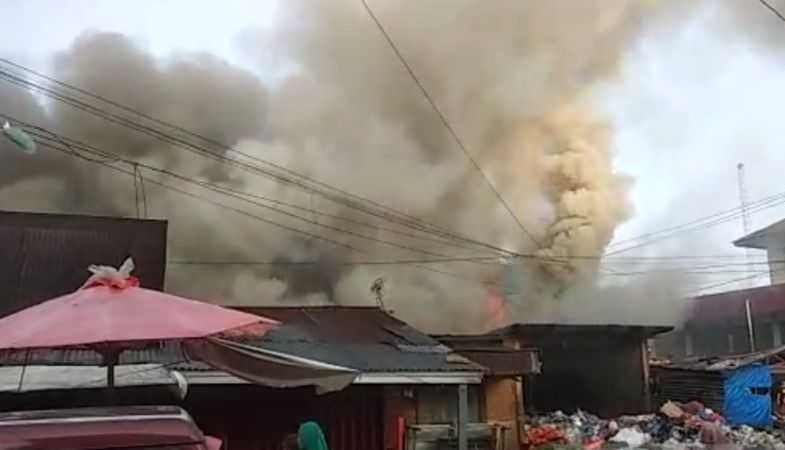 Pasar Bukittinggi Terbakar Keempat Kalinya