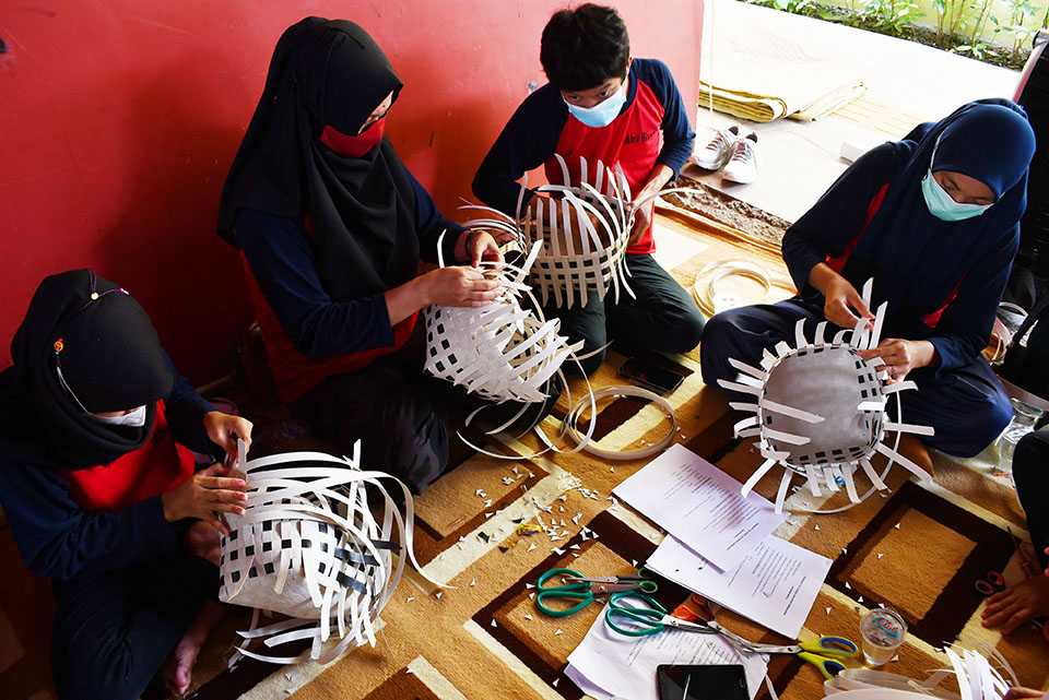 Pelatihan Membuat Tas